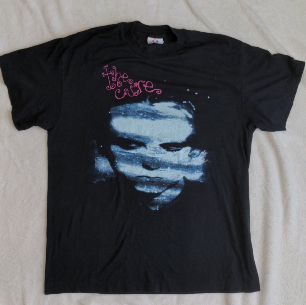 Vintage 1989 The Cure Disintegration Prayer Tour Tee Rare Retro Goth Dark Wave